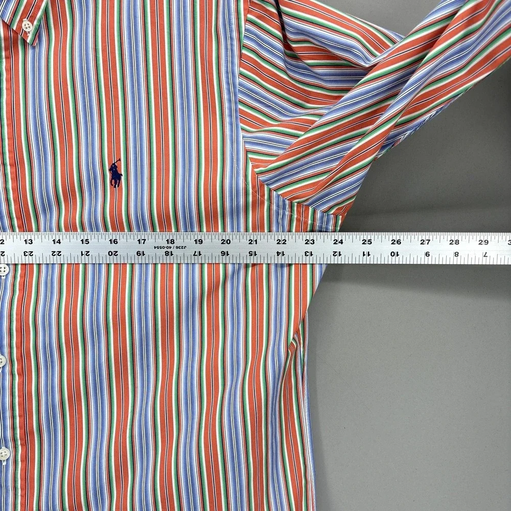 Ralph Lauren Shirt Mens Large Multicolor Blanket Southwest Stripe Classic Button